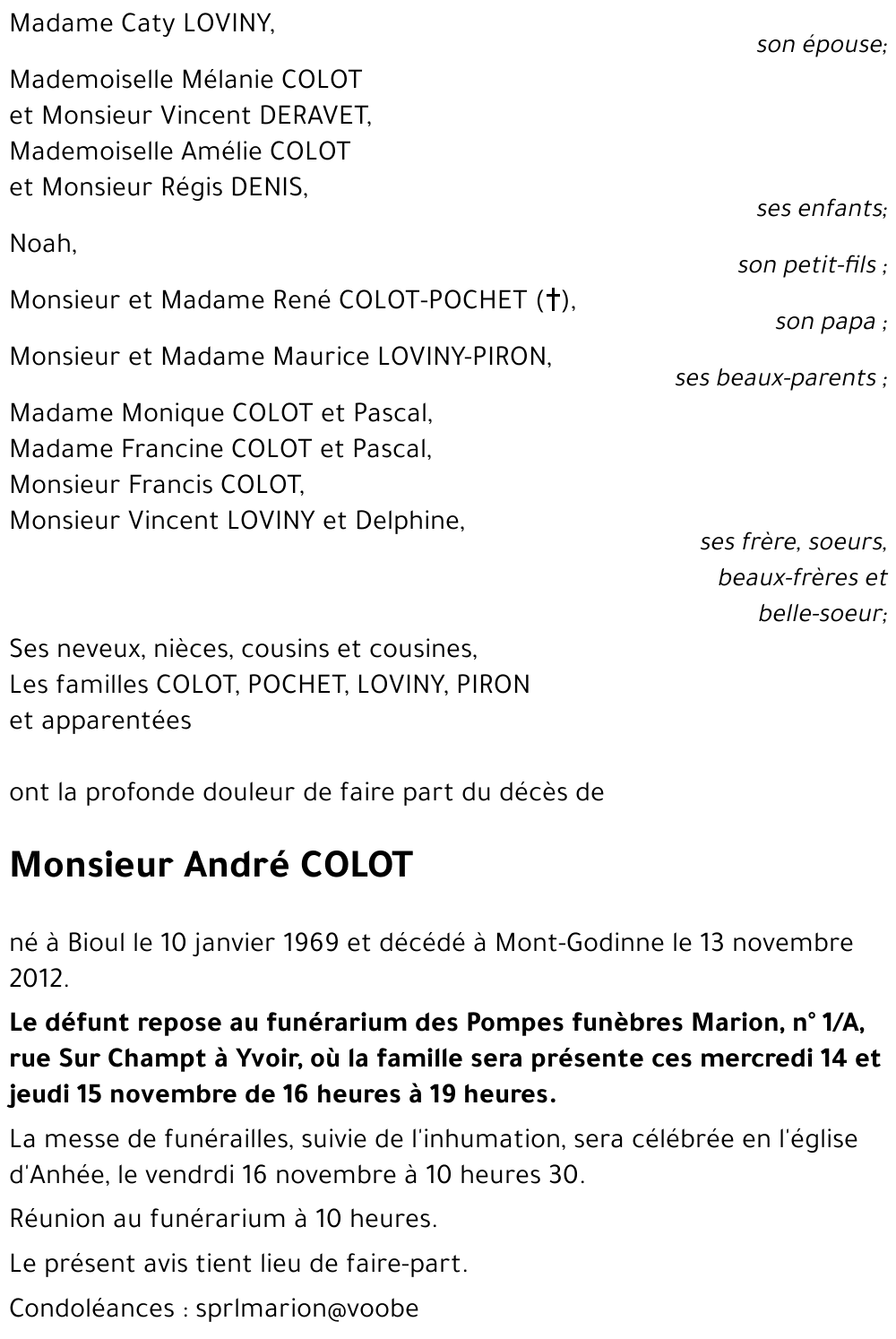 André CULOT