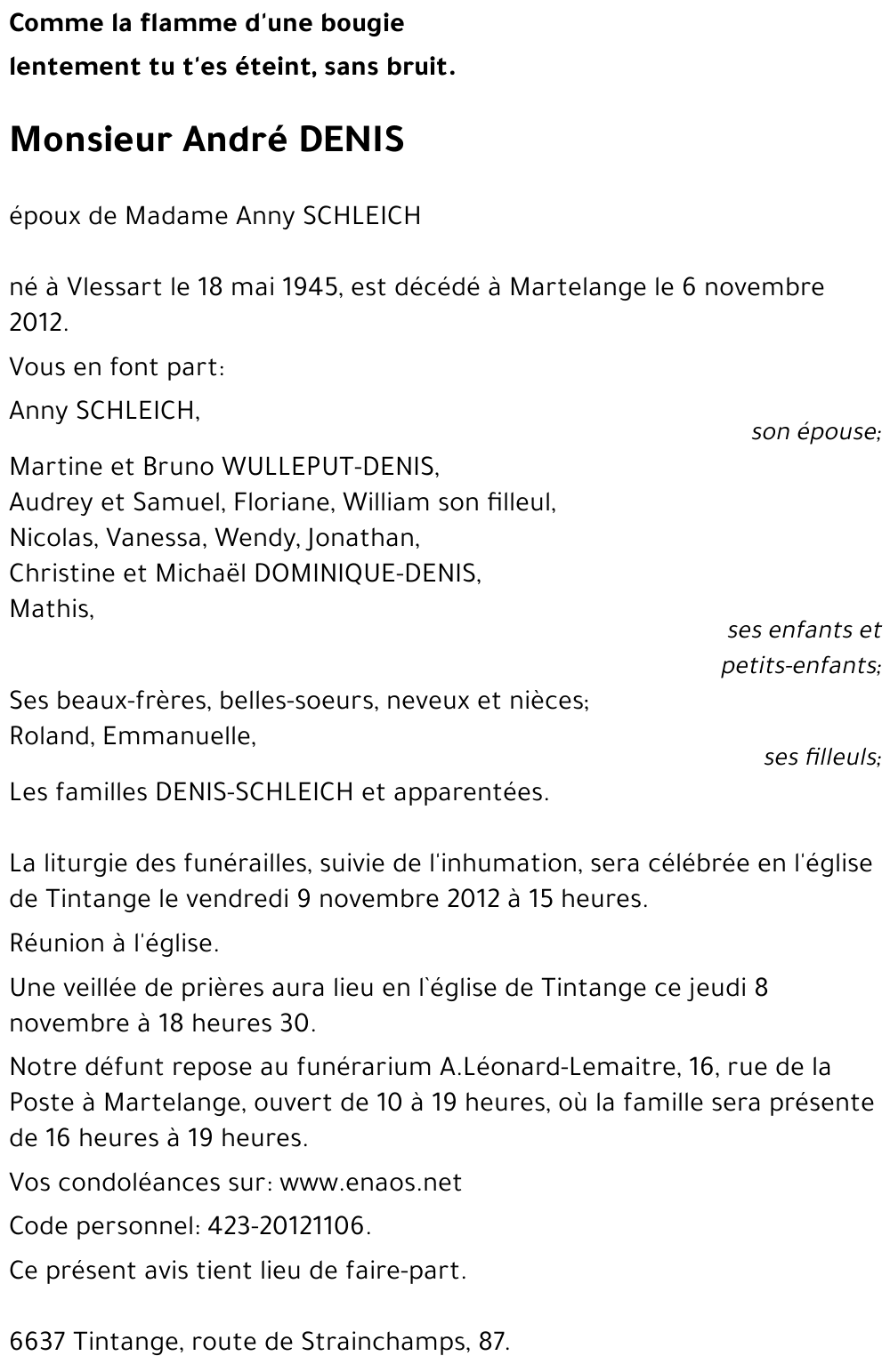 André DENIS
