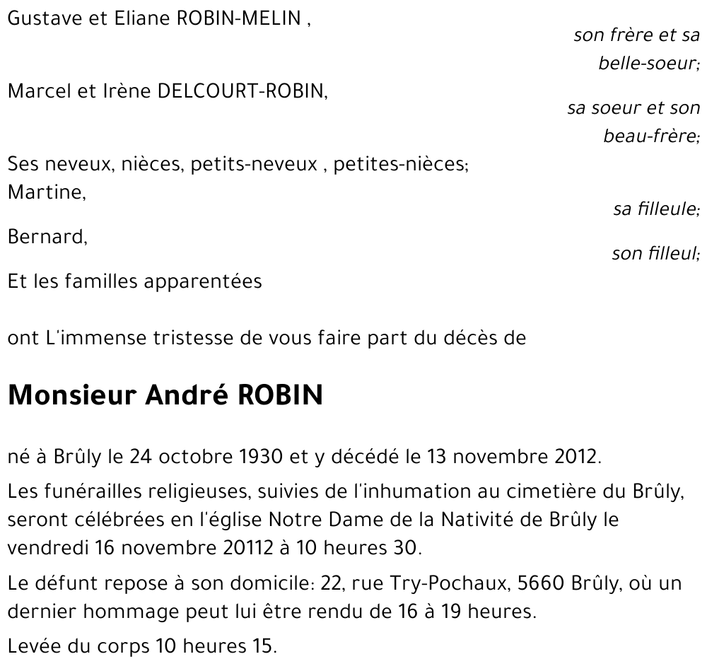 André ROBIN