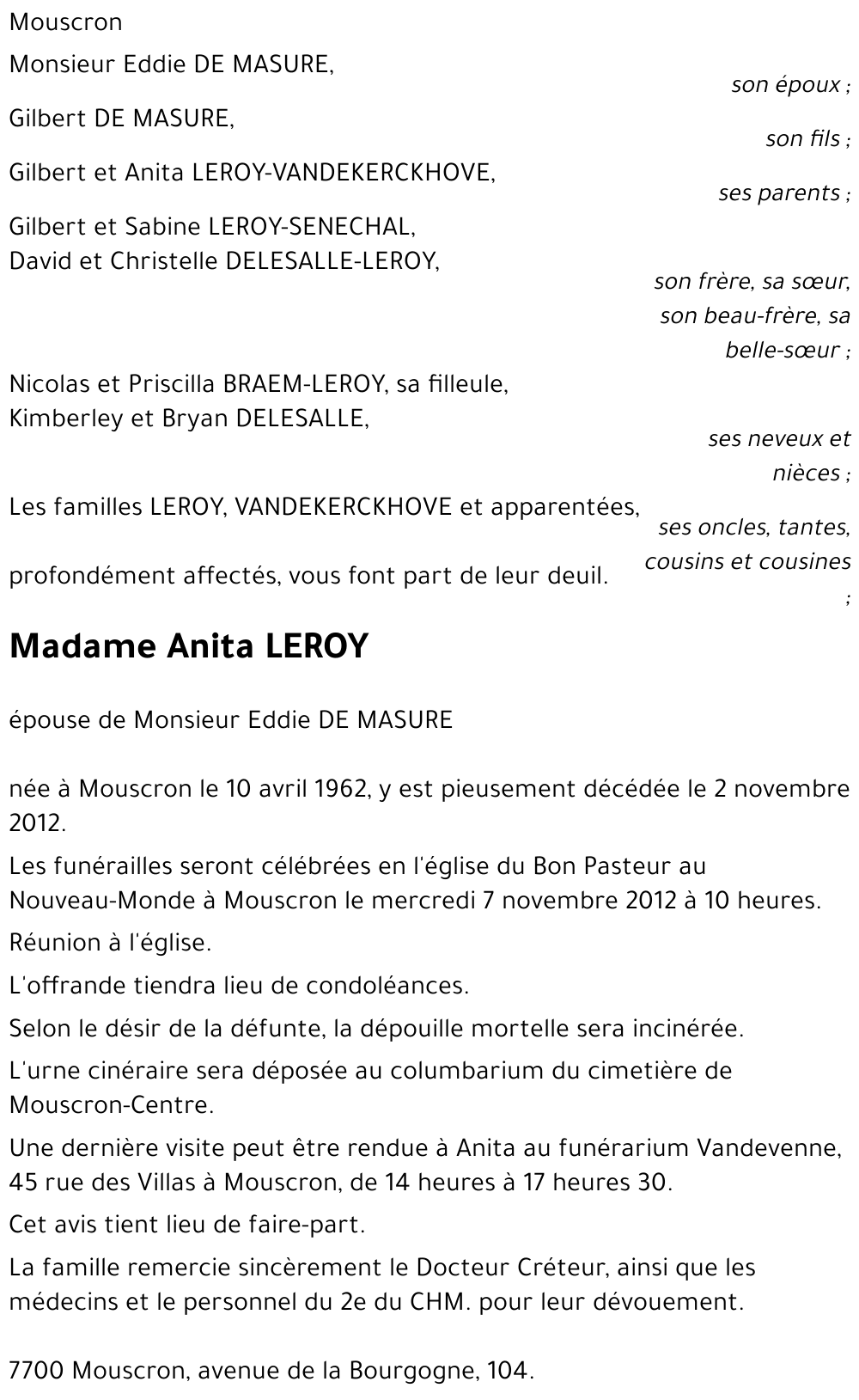 Anita LEROY