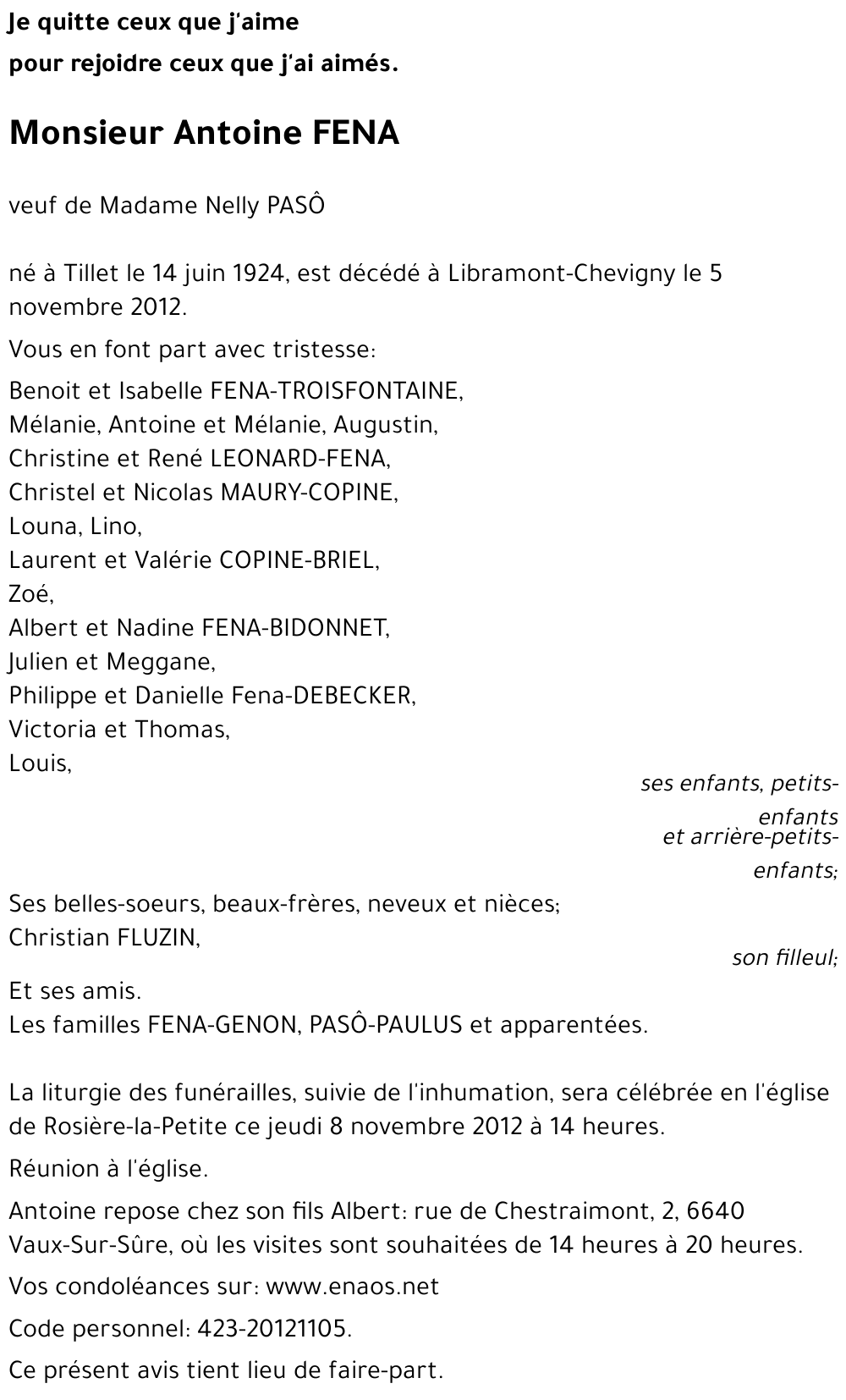 Antoine FENA