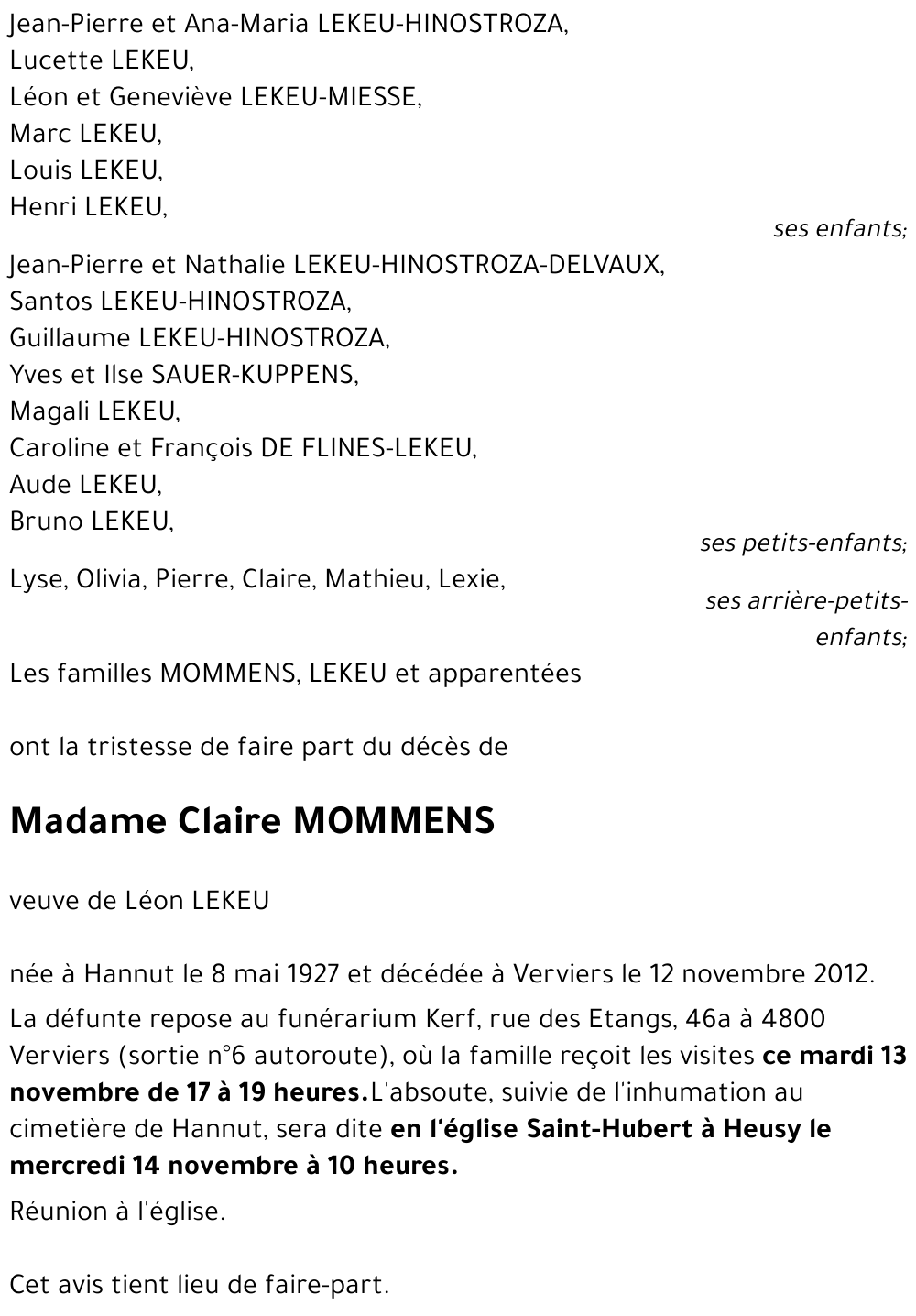 Claire MOMMENS
