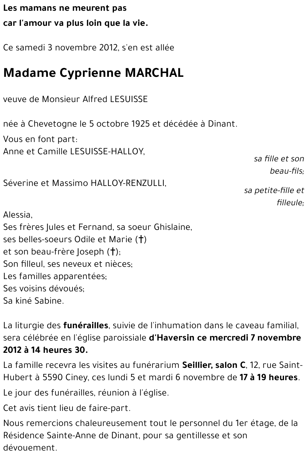 Cyprienne MARCHAL
