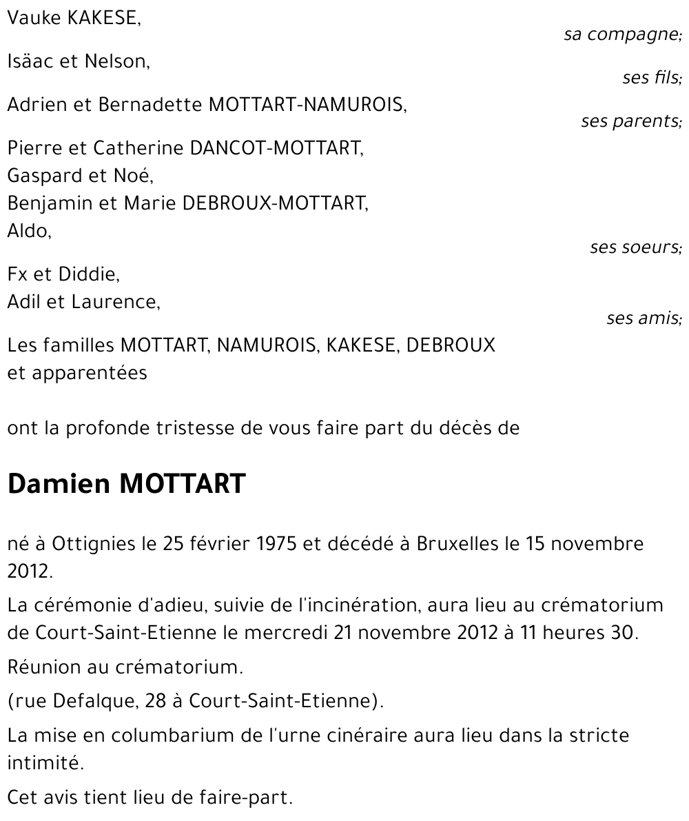 Damien MOTTART
