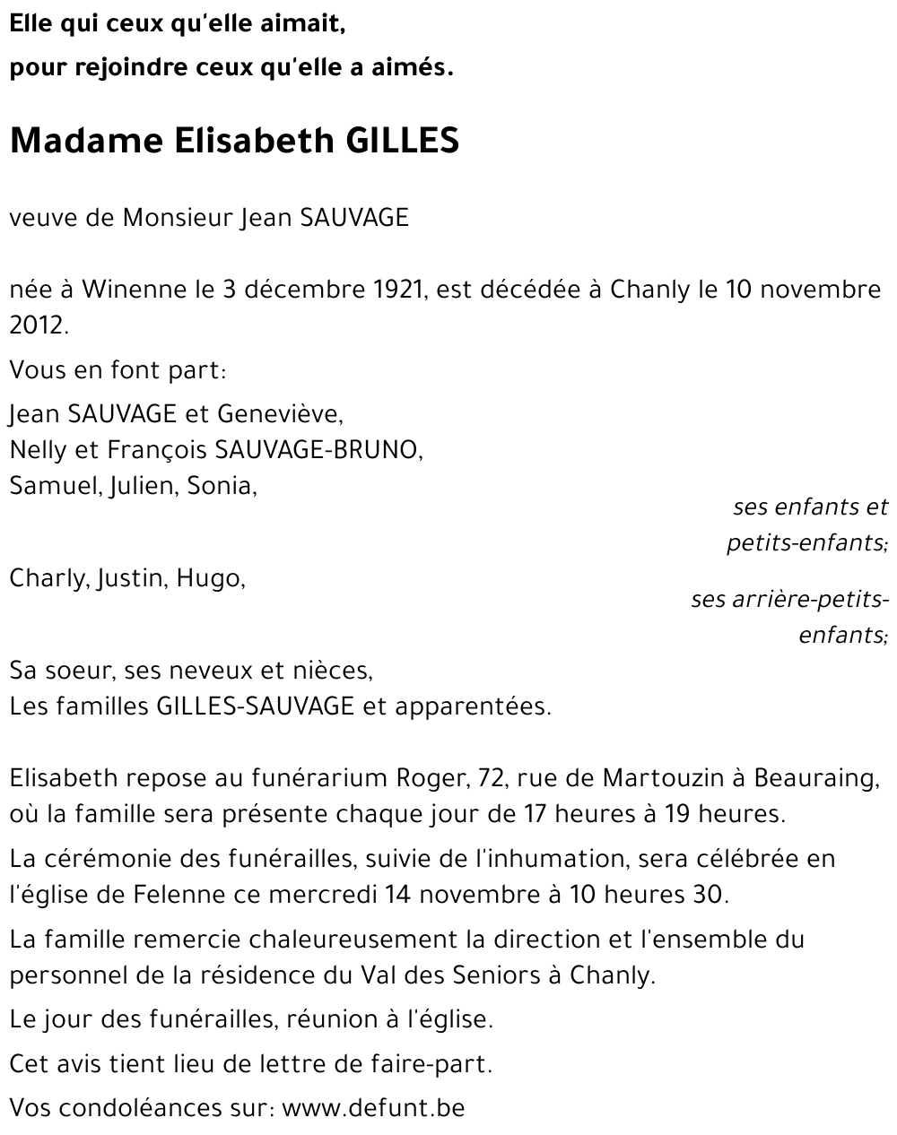 Elisabeth GILLES