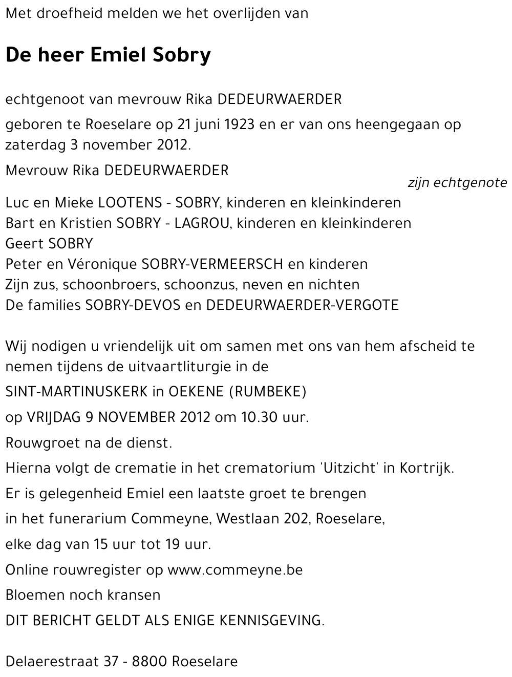 Emiel Sobry