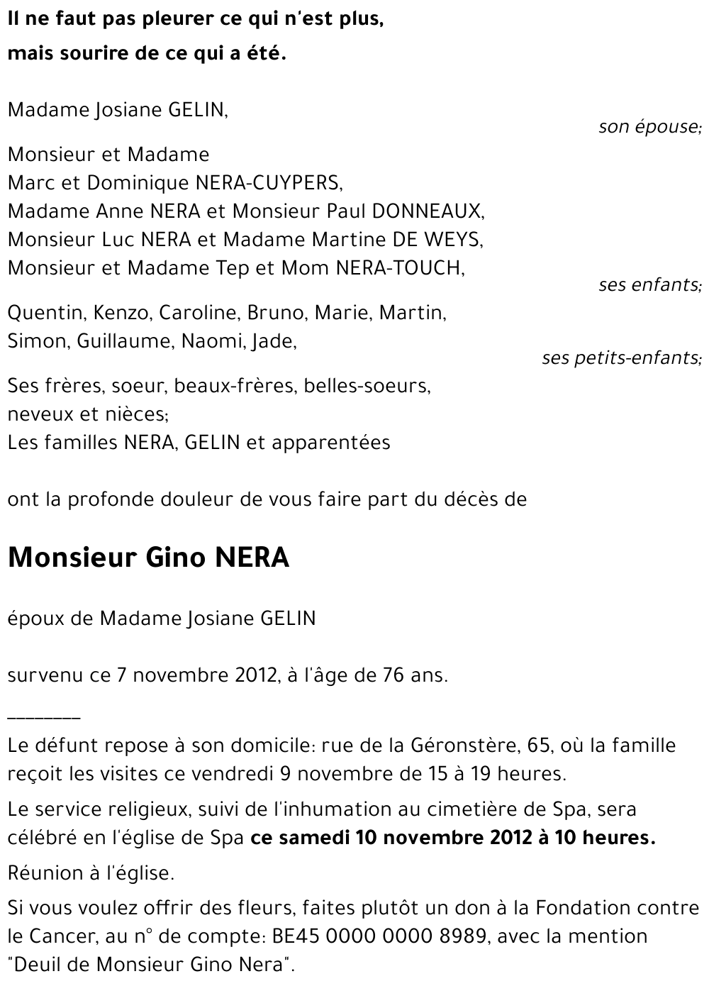 Gino NERA