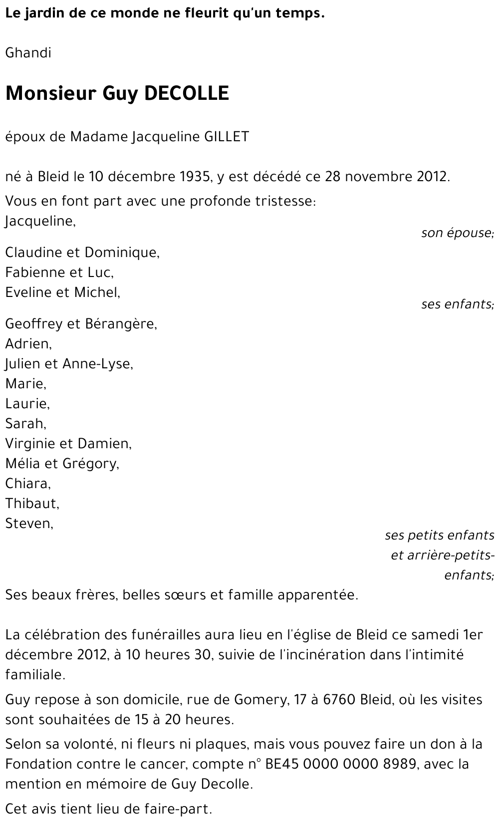 Guy DECOLLE