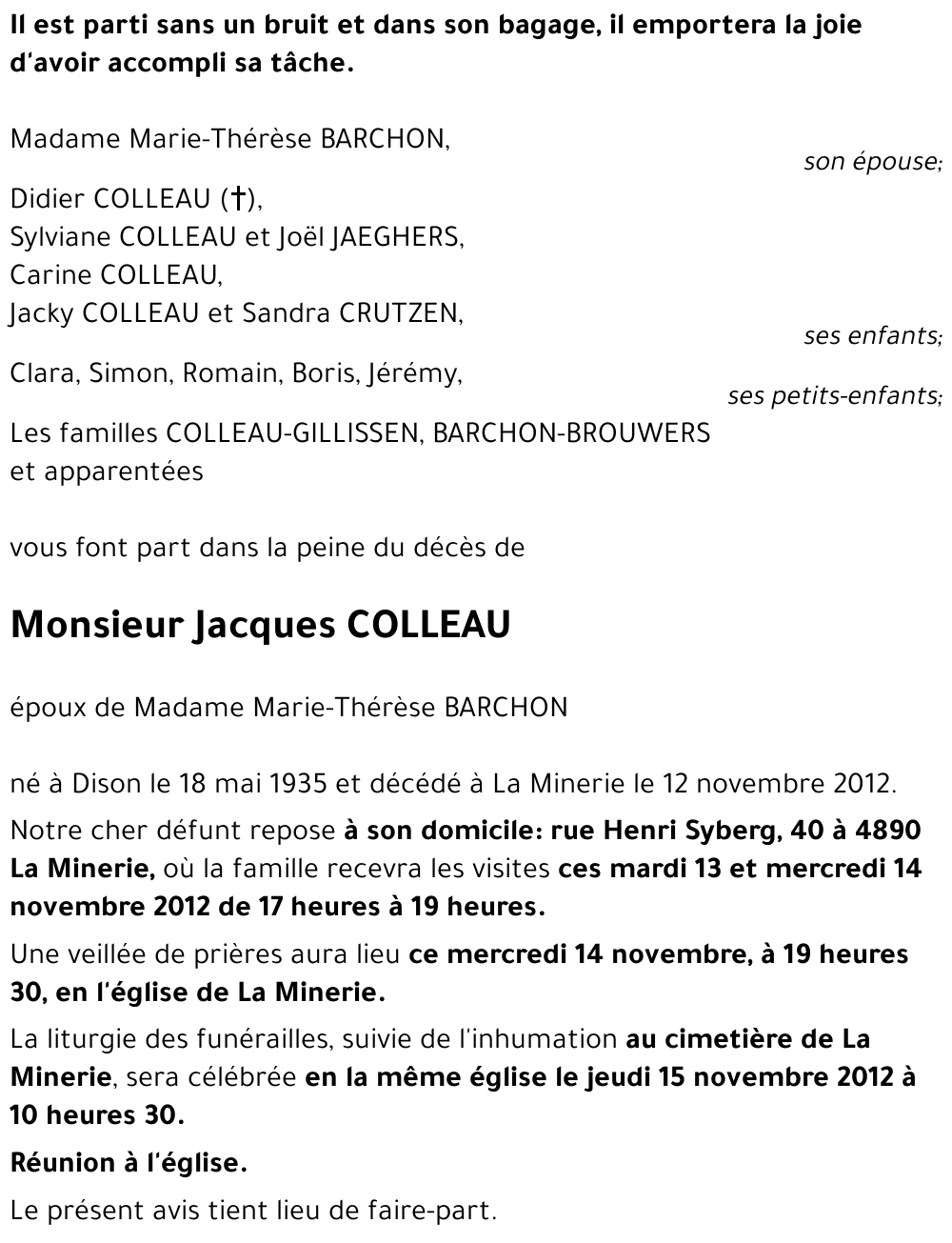 Jacques COLLEAU