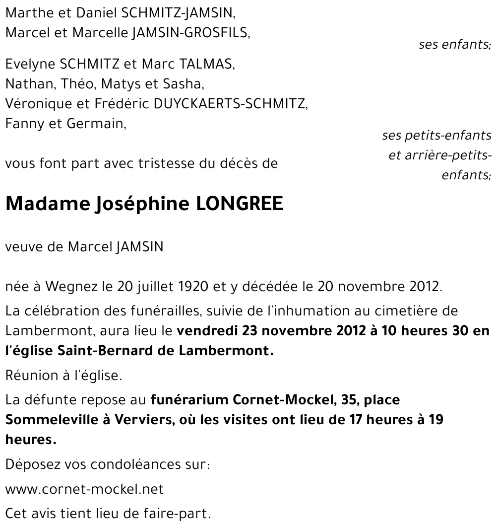 Joéphine LONGREE