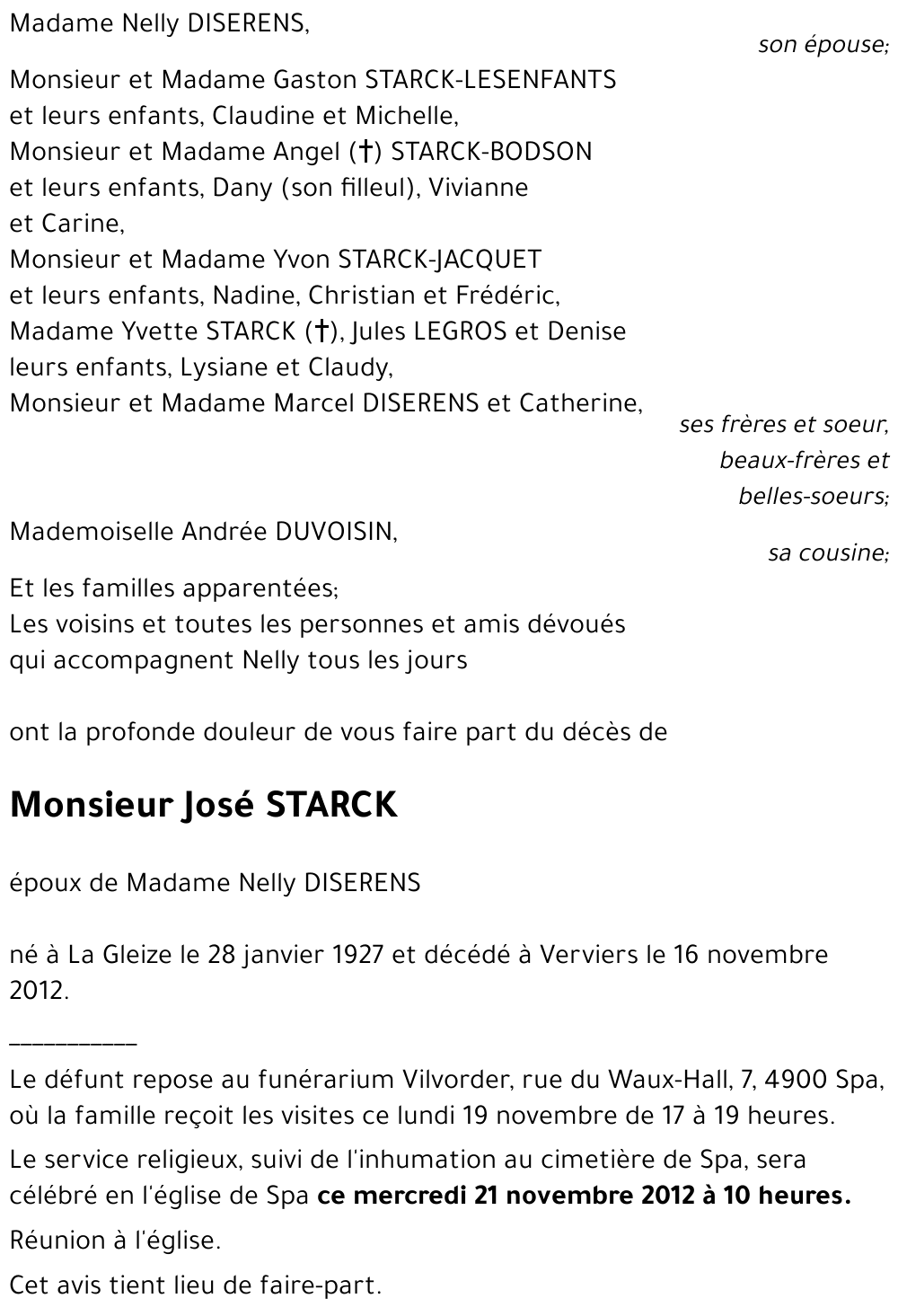 José STARCK