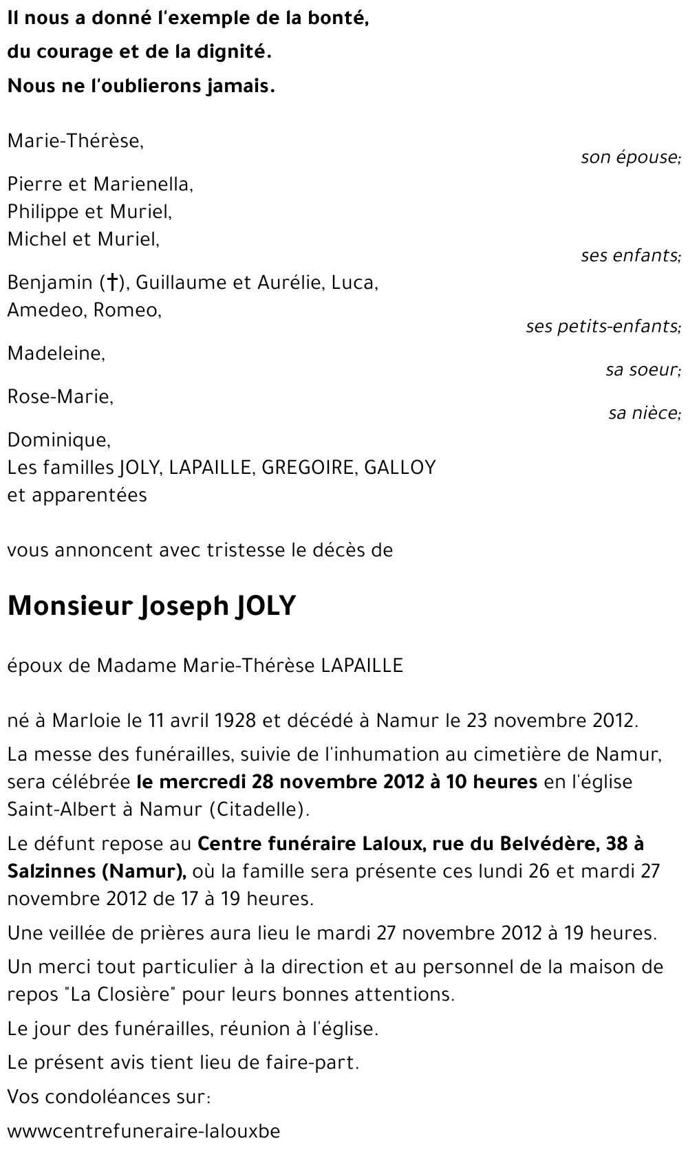 Joseph JOLY
