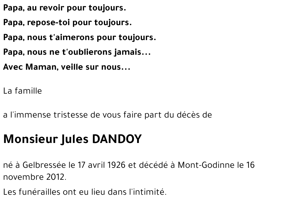 Jules DANDOY