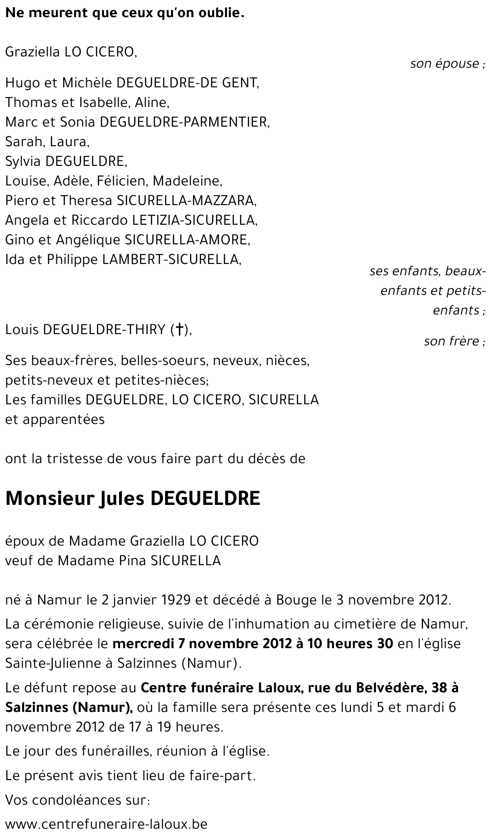 Jules DEGUELDRE