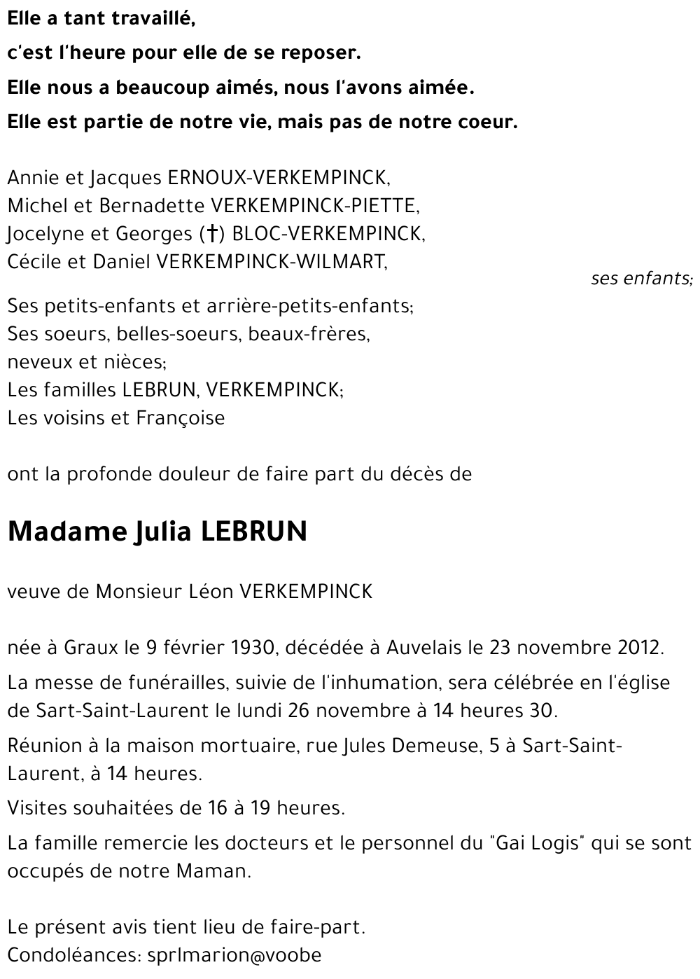 Julia LEBRUN
