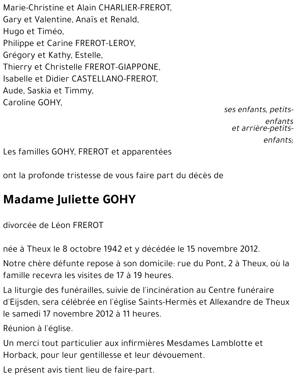 Juliette GOHY