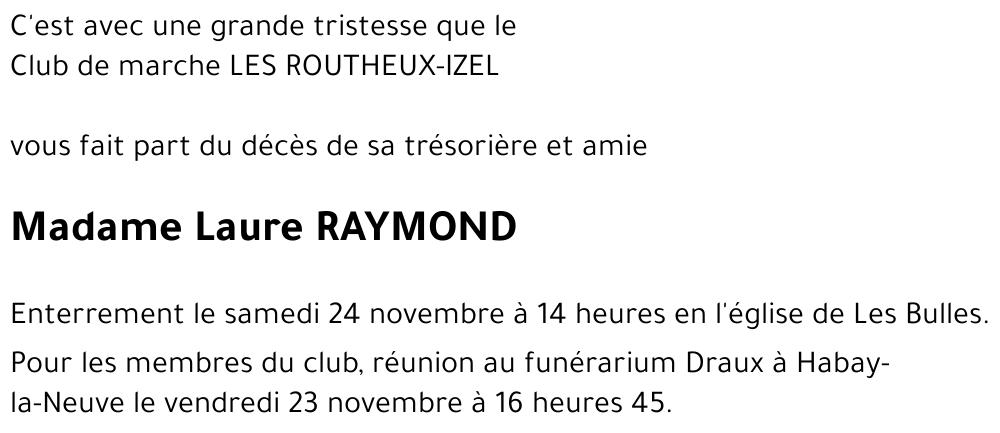 Laure RAYMOND