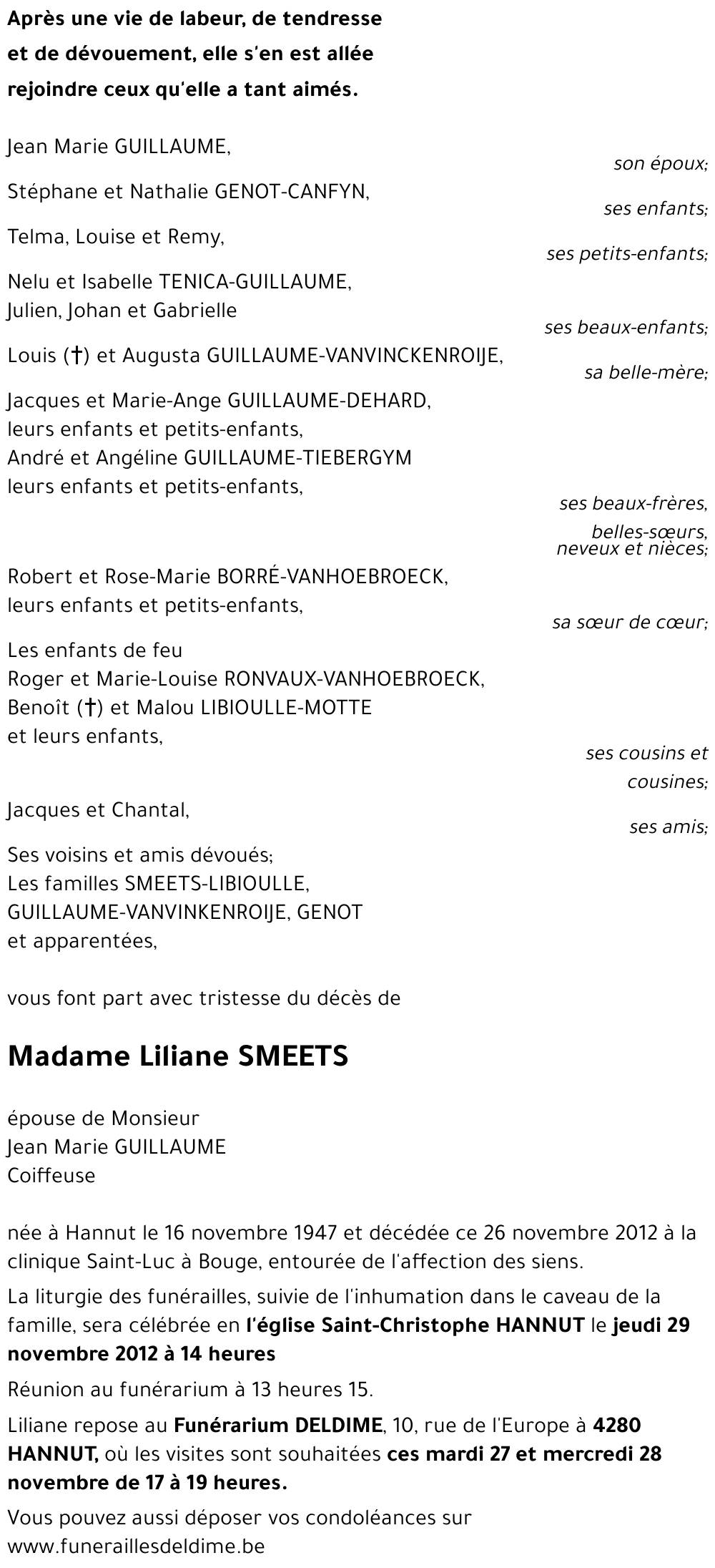 Liliane SMEETS