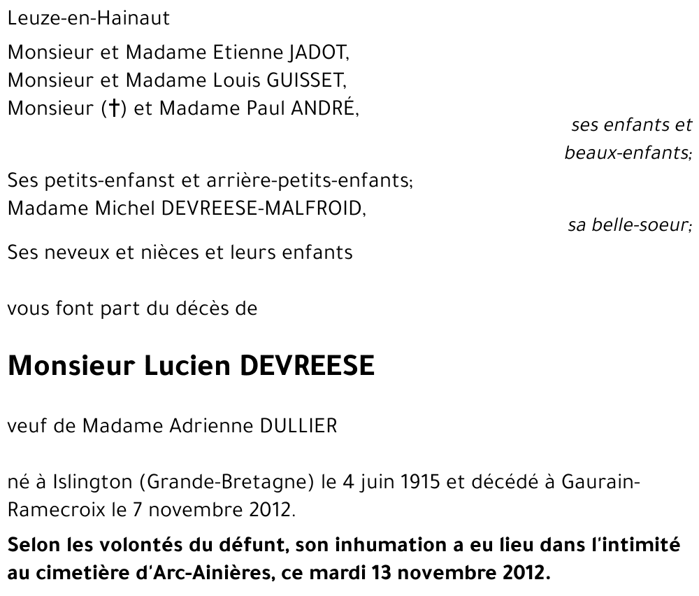 Lucien Devreese
