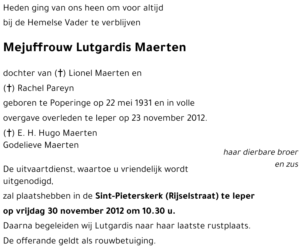 Lutgardis Maerten