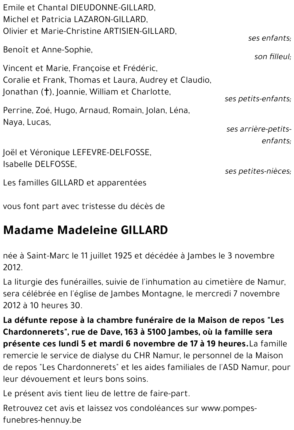 Madeleine GILLARD