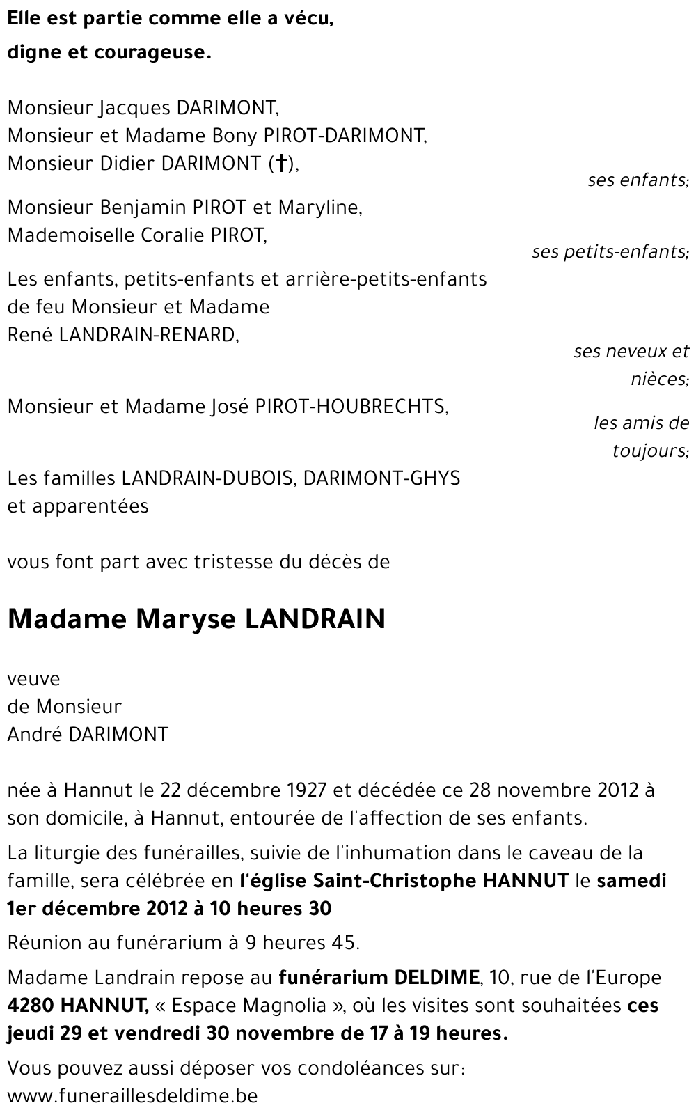 Maryse LANDRAIN
