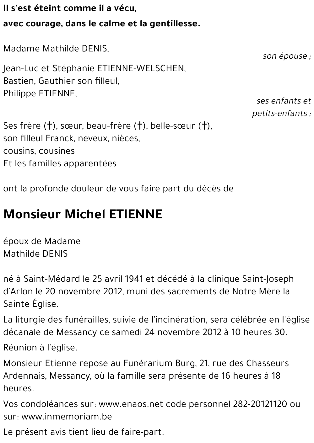 Michel ETIENNE