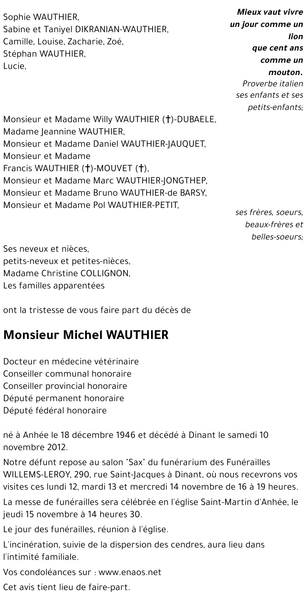 Michel WAUTHIER