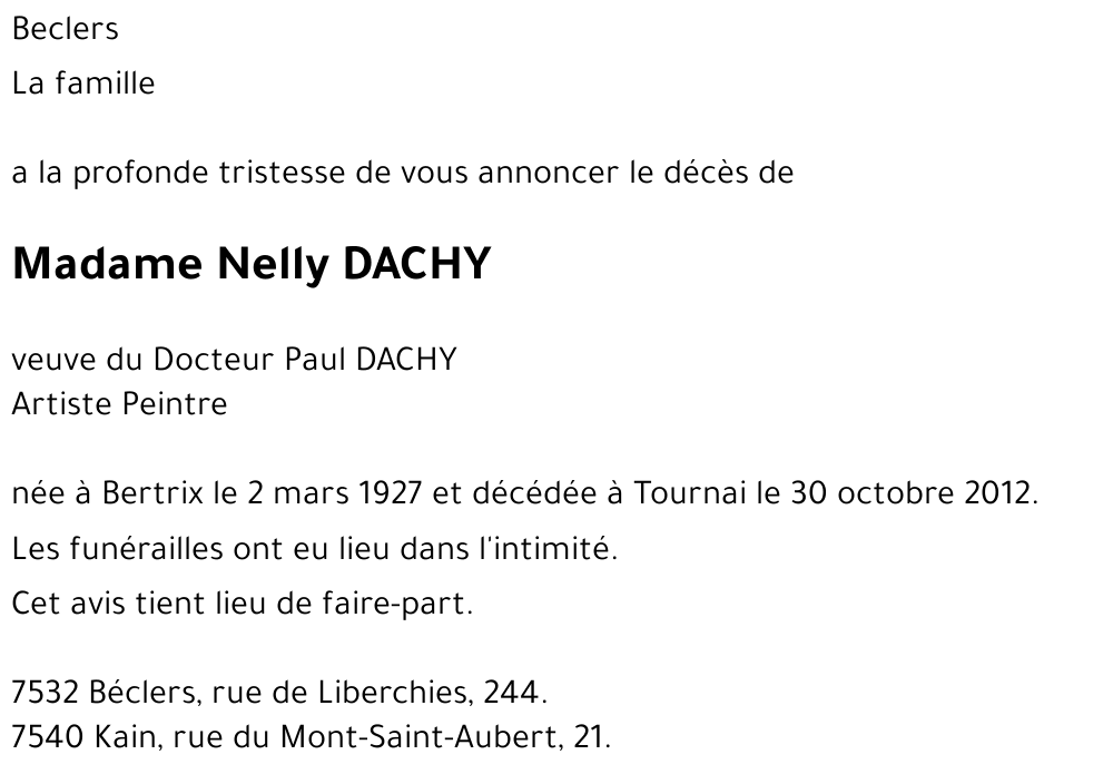 Nelly DACHY