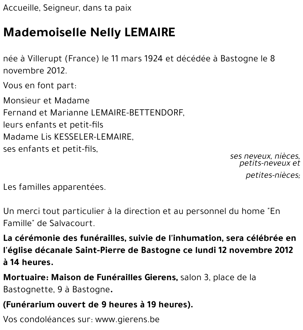Nelly LEMAIRE