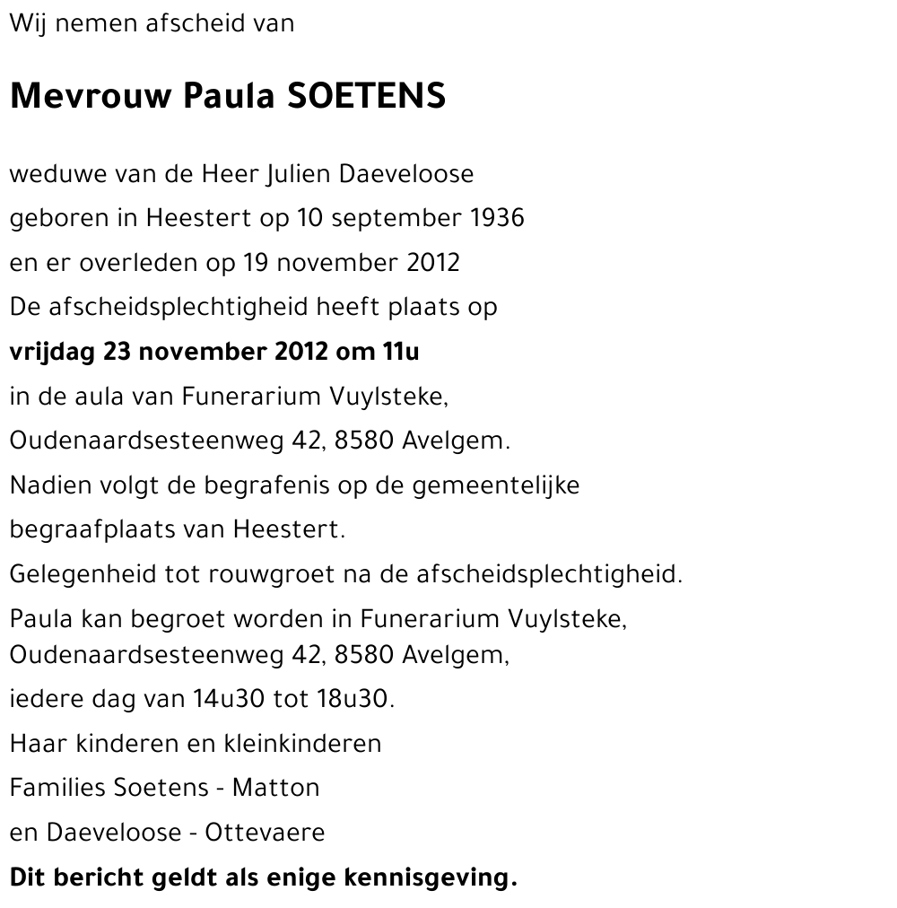 Paula SOETENS