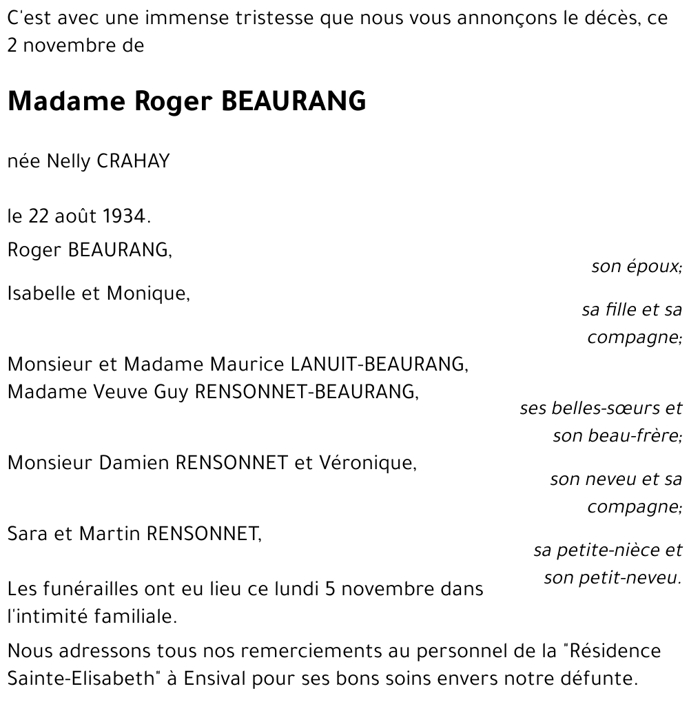 Roger BEAURANG