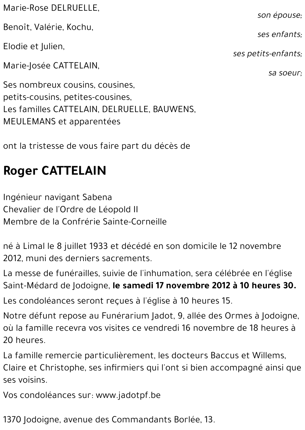 Roger CATTELAIN