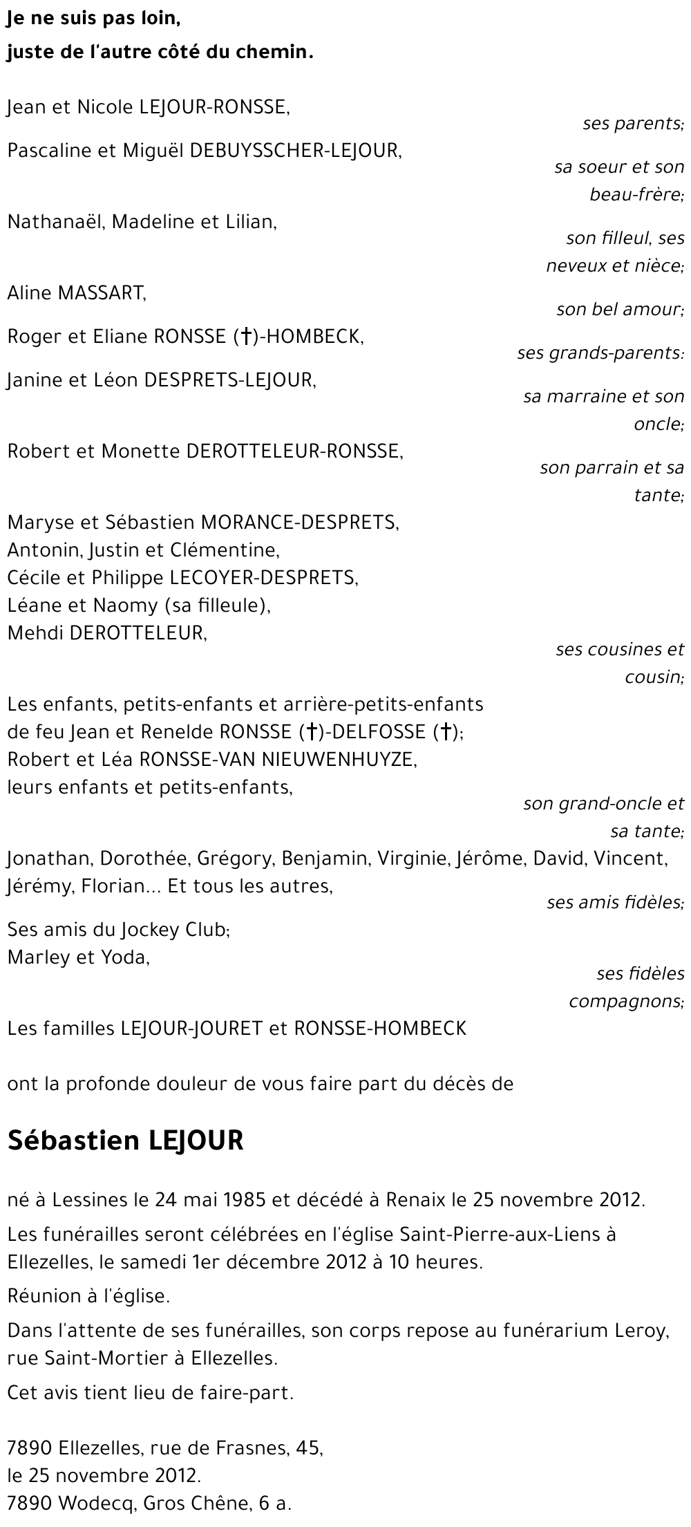 Sébastien LEJOUR