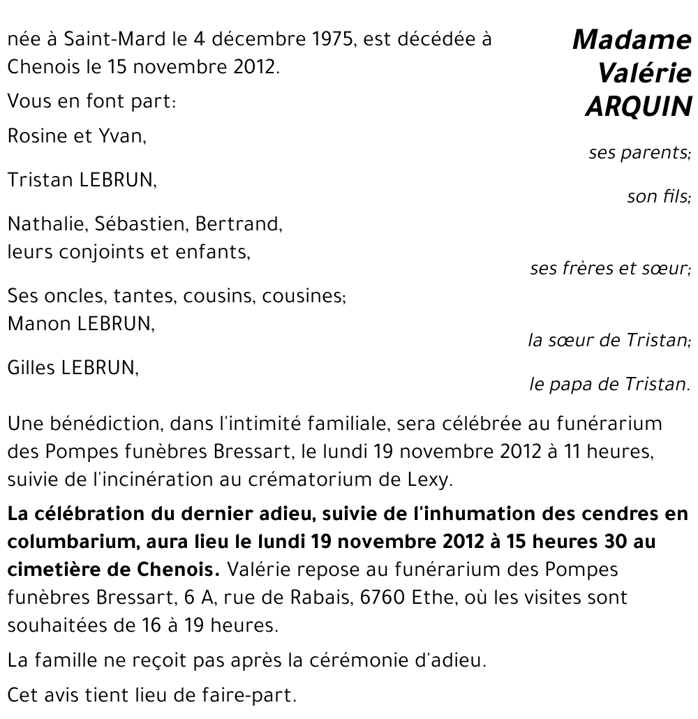 Valérie ARQUIN