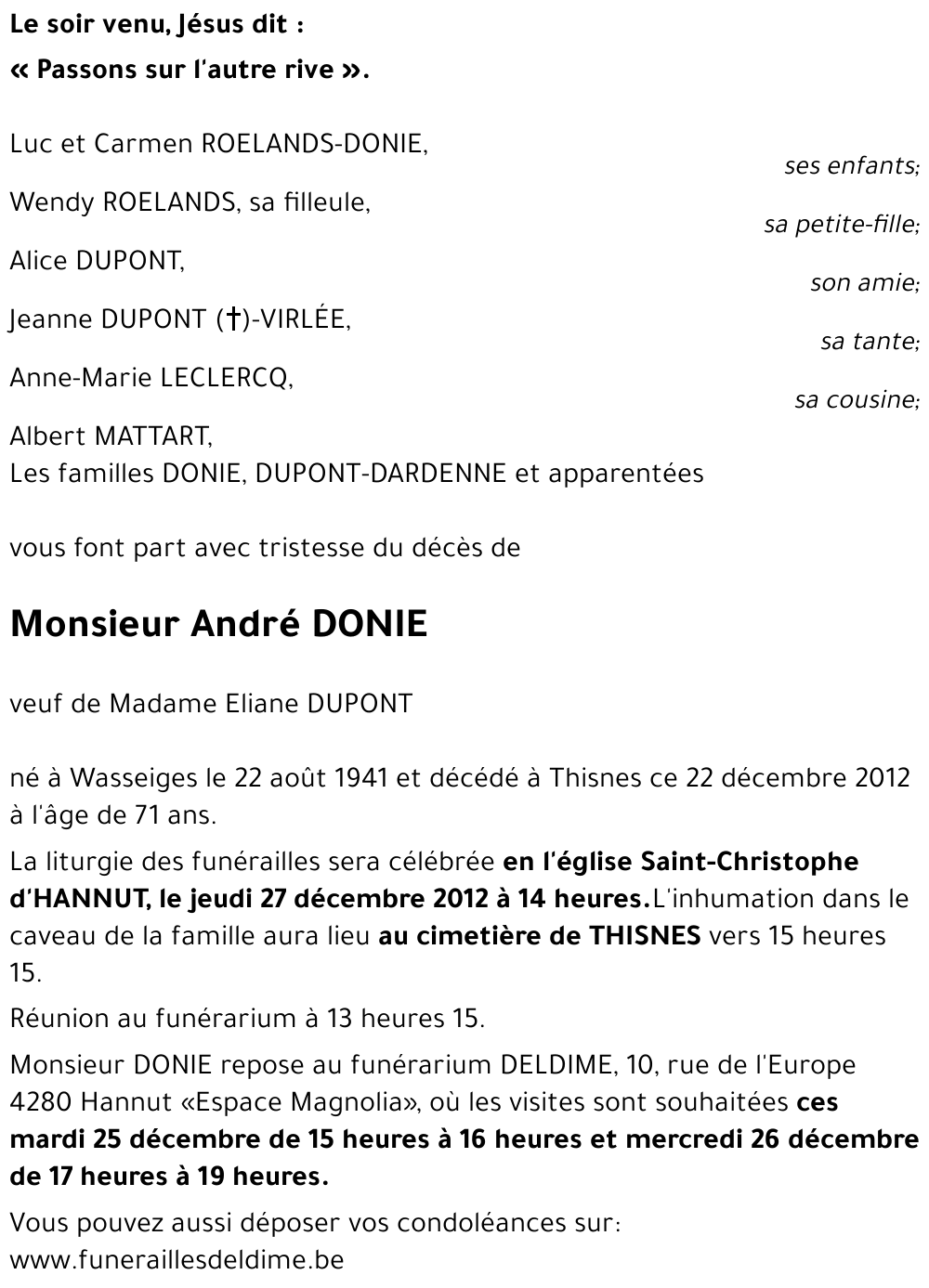André DONIE