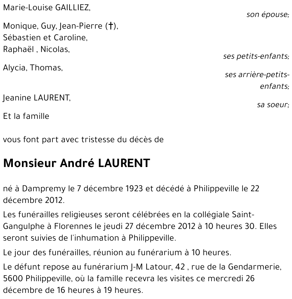 André LAURENT