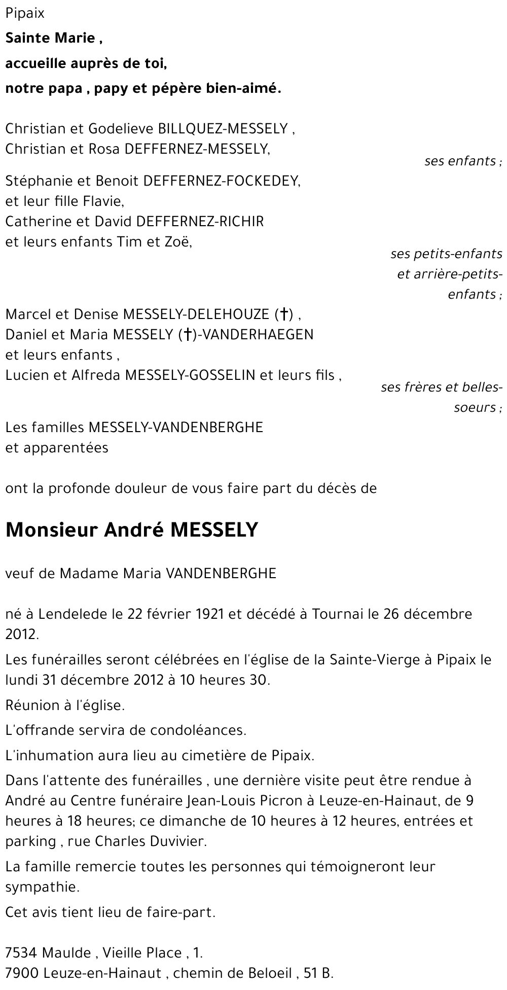 André MESSELY