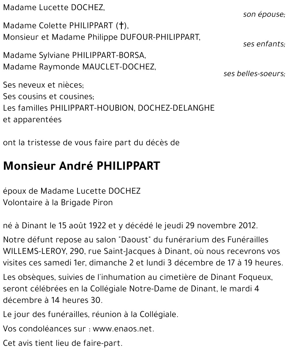 André PHILIPPART