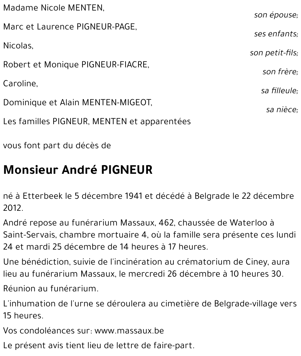 André PIGNEUR