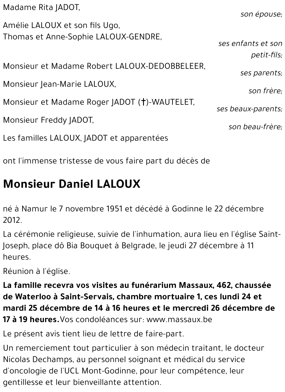 Daniel LALOUX