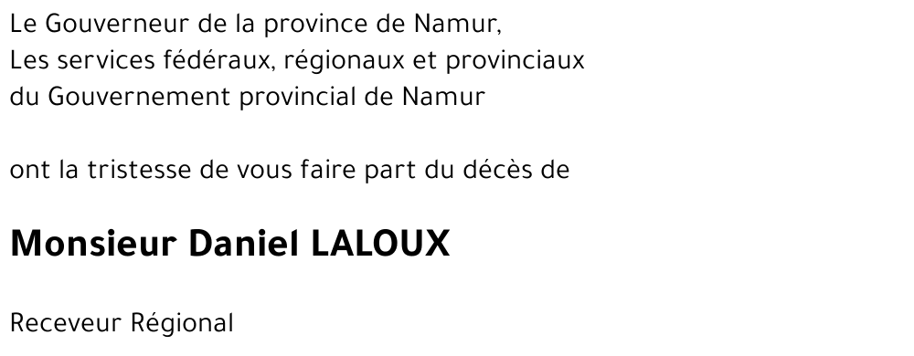 Daniel LALOUX