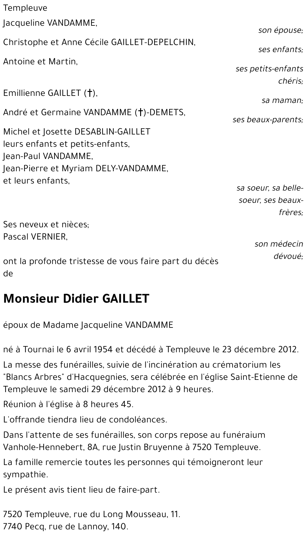 Didier GAILLET