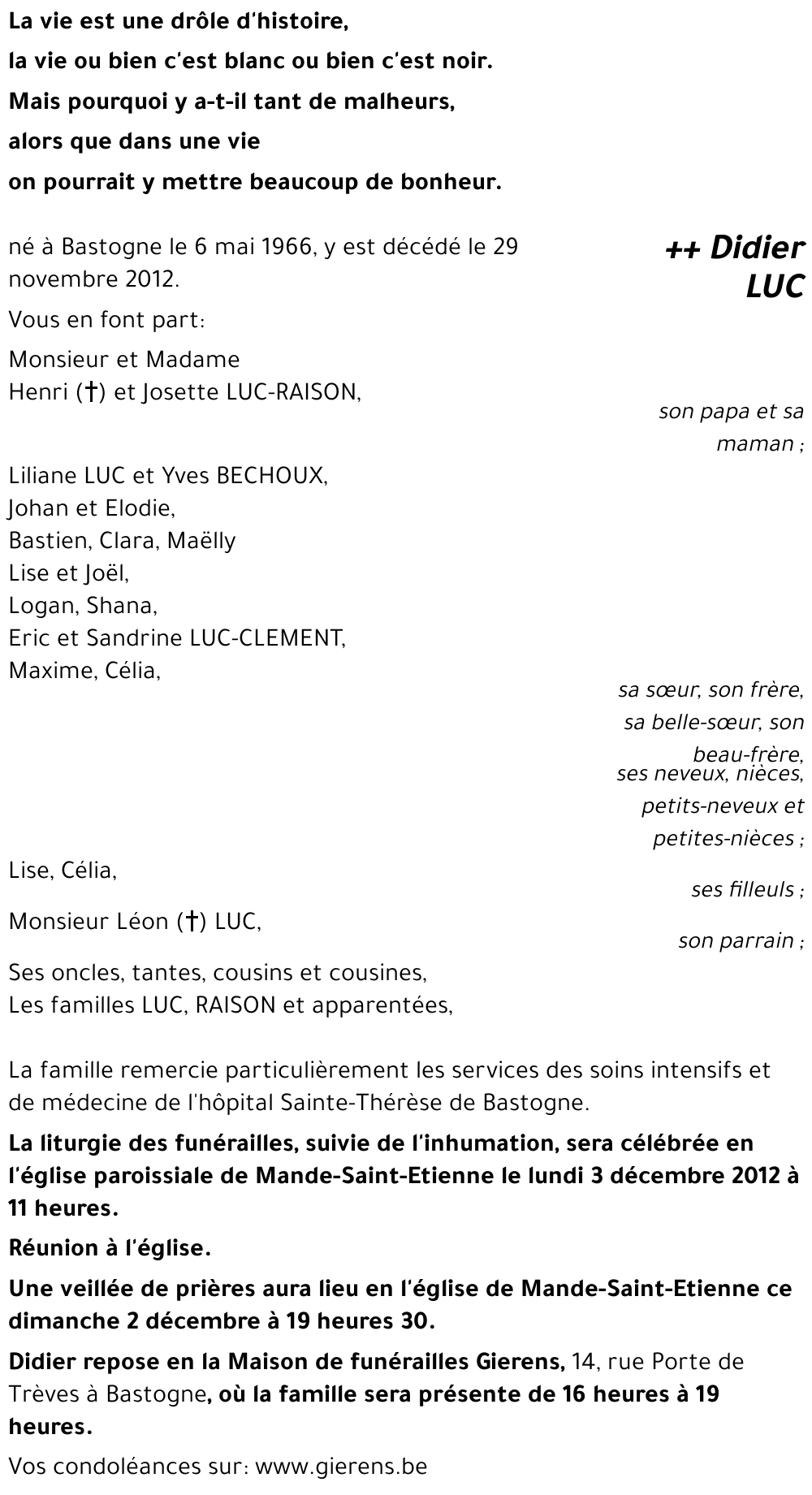 Didier LUC