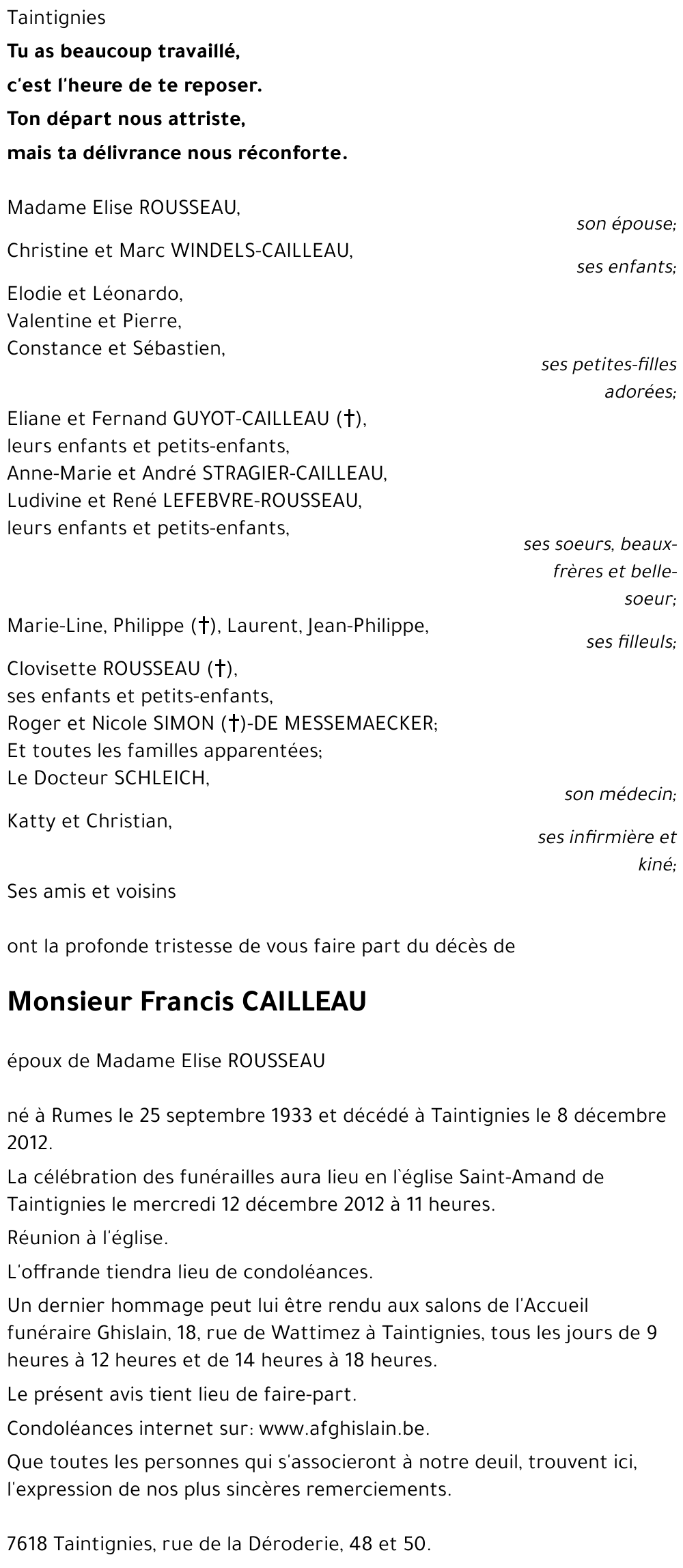 Francis CAILLEAU
