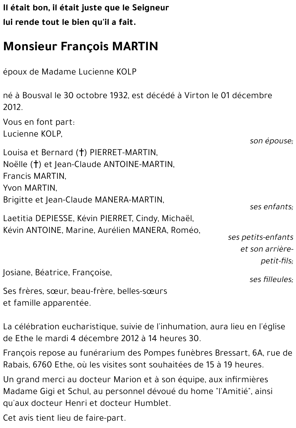 François MARTIN