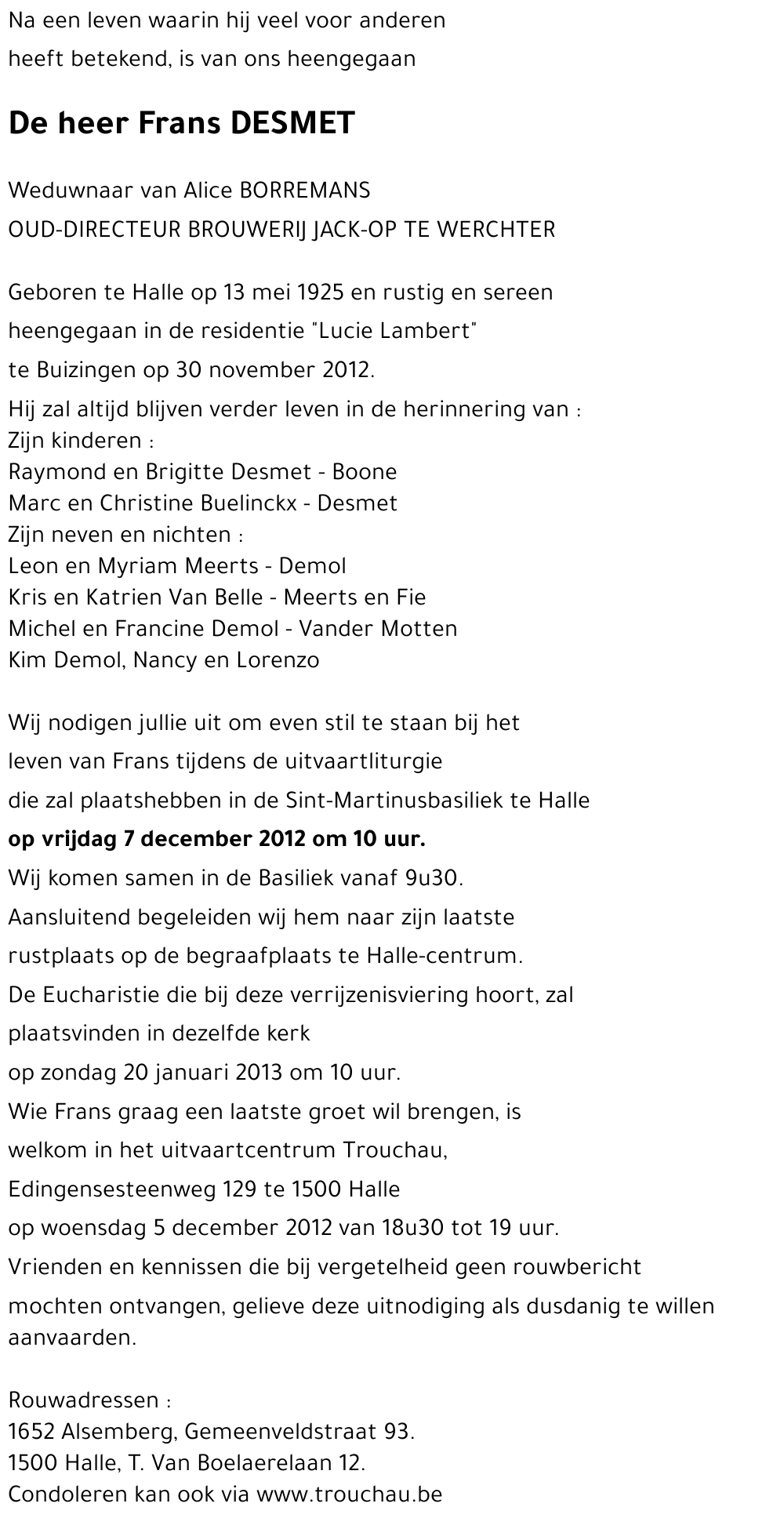 Frans DESMET