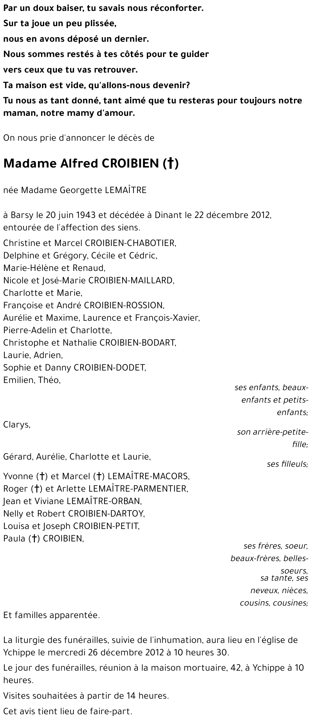 Georgette lemaitre