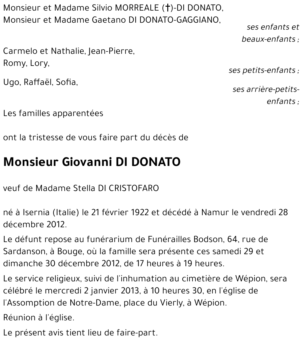 Giovanni DI DONATO
