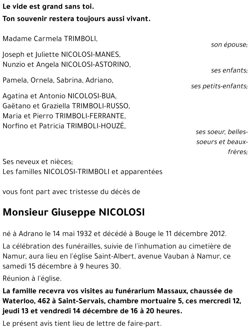 Giuseppe NICOLOSI